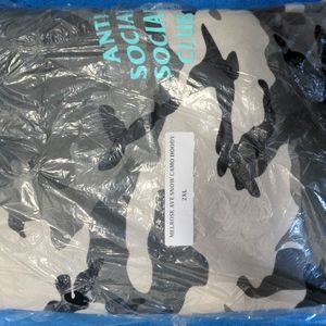 Anti social social club Melrose Ave snow camo hoody 2XLarge